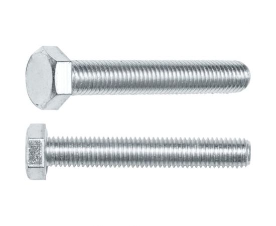 Шестигранный болт STARFIX М6x50 мм, цинк, класс прочности 5.8, DIN 933, 80 шт. SMC1-13503-80 