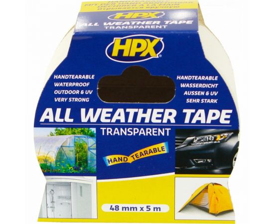 Универсальная ремонтная лента HPX AT4805 прозрачная, 48 мм х 5 м 5425014228199 