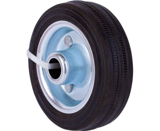 Колесо (80 мм; сталь/резина) Стройбат 349860 