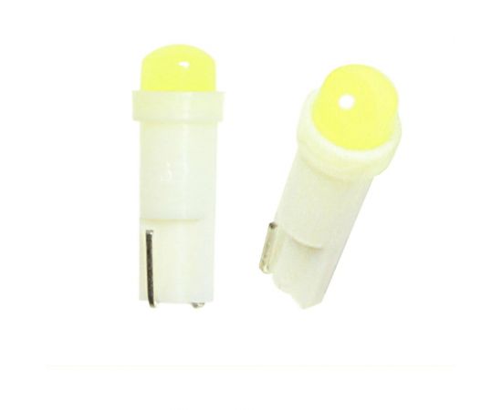 Светодиод Nord-Yada 12V T5-01 (1LED) COB W1.2W Base:W2.0-4.6d белый 0.36W 18lm 2 шт. 904588 