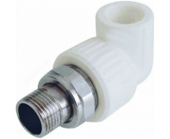 Угольник с американкой для радиатора RTP наружная резьба, D25х3/4 мм 14627 