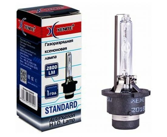 Ксеноновая лампа XENITE D2S, 85 В, 35 Вт, P32d-2, 5000 K, 2800 Лм, 1 шт. 1004036 