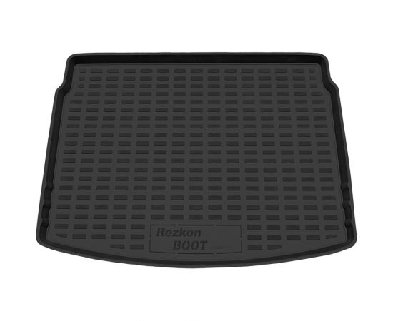 Пластиковый коврик в багажник REZKON черный для Nissan Qashqai 07-14 5025020100 
