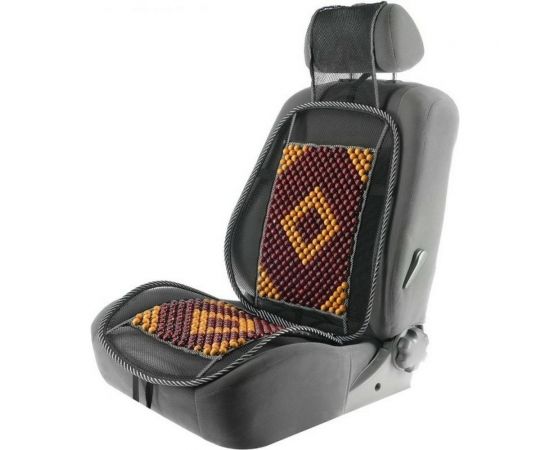 Накидка-массажер на сиденье TORSO 123х47 см, дерево, узорная массажная вставка 4590794 