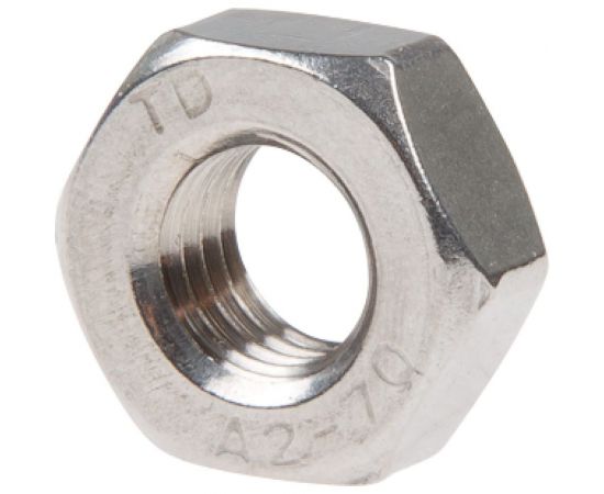 Шестигранная гайка STARFIX М10, нержавеющая сталь, DIN 934, 10 шт. SMZ1-85220-10 