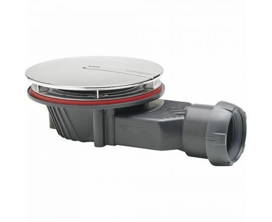 Сифон для душевого поддона Wirquin SLIM сверхплоский сухой затвор слив D90 мм 30723365 