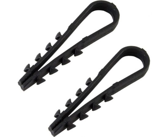 Дюбель-хомут для круглого кабеля TDM ДХК-25, 19-25 мм, нейлон, черный, 100 шт. SQ0539-0006 