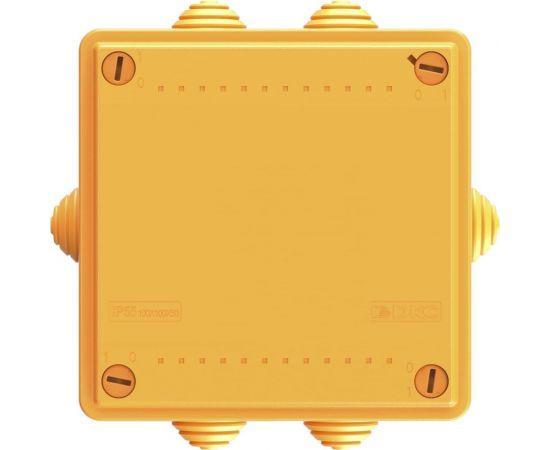 Ответвительная коробка DKC FS 100х100х50мм 4р 450В 6А 4кв.мм с кабельными вводами, пластик FSB11404 