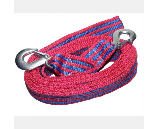 Буксировочный трос ООО ТПК Сигма ГАЗЕЛЬ 3.5 тонны, с 2-мя крюками, пакет Т14 