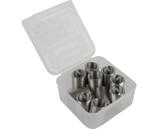 Резьбовые вставки WIEDERKRAFT M12x1,75, 2,5d, 10 предметов WDK-IN12172 