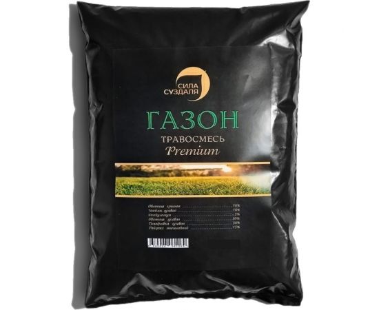 Газонная травосмесь Сила Суздаля Премиум 3 кг 4680004061205 