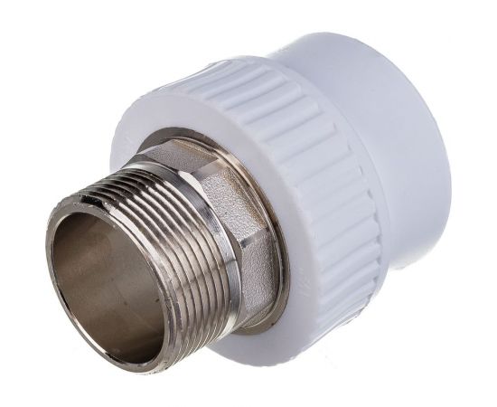 Муфта RTP PN25 комбинированная, наружная резьба, D50х1 1/2 мм под ключ 10669 