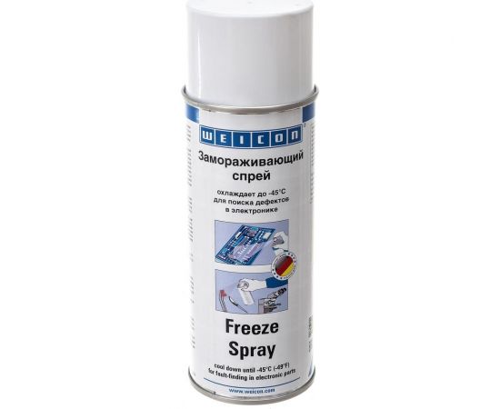 Замораживающий спрей 400 мл до -45 градусов WEICON wcn11610400 