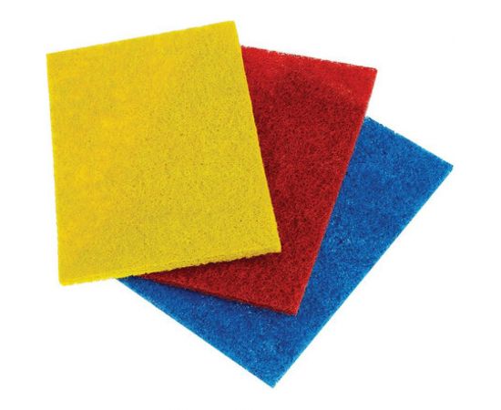 Абразивные салфетки для удаления стойких загрязнений ЛАЙМА 13х9х0,5 см, комплект 3 шт. 601564 