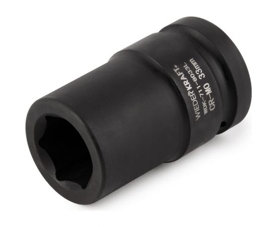 Головка торцевая ударная глубокая 6-гранная (33 мм; 1"") WIEDERKRAFT WDK-711-8033L – изображение 2