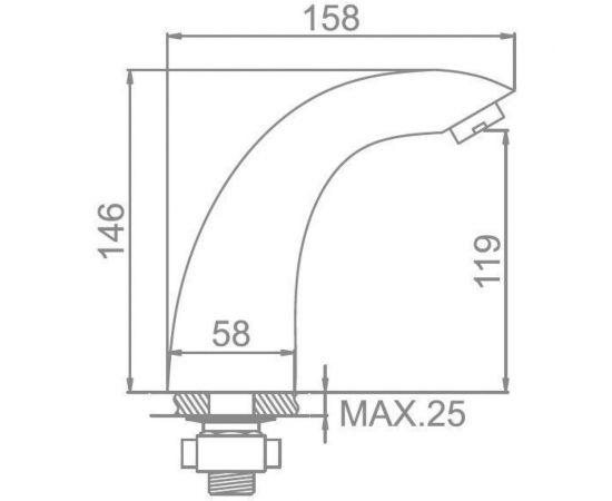Смеситель для умывальника LEDEME L1055-14 сенсорный 805724 – изображение 2