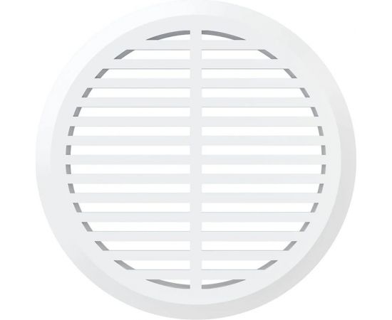 Решетка переточная 05ДП (4 шт; круглая; 50 мм; с фланцем 45 мм; белая) ERA 90-01926 – изображение 2