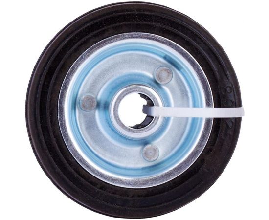Колесо (80 мм; сталь/резина) Стройбат 349860 – изображение 2