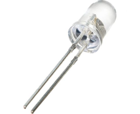 Выводной светодиод Nord-Yada F5 1 LED белый 3,5V 0.06W 5lm TM в уп 10 шт 901958 – изображение 2