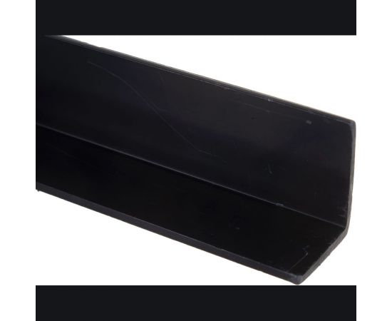 Уголок ПВХ GAH ALBERTS черный 1000х20х25х2мм, 479046 – изображение 2