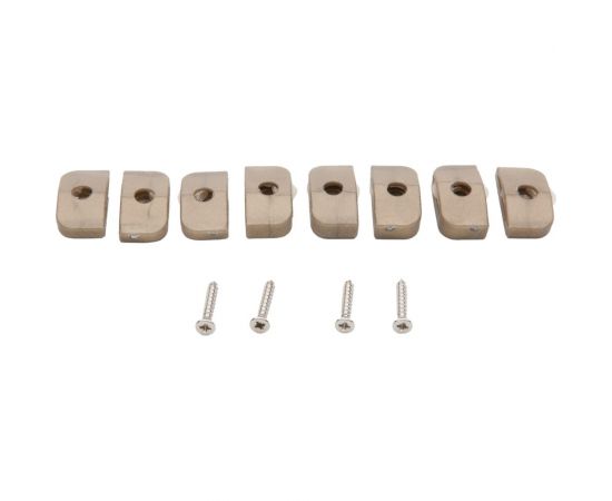 Барная пружинная петля двойного действия ALDEGHI LUIGI SPA 155х27х40 мм, цвет: латунь, к-т: 2 шт + монтажный набор 87AO155-40 – изображение 2