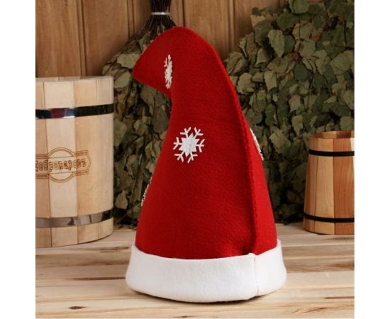 Банная шапка Никитинская мануфактура Новогодний колпак ХВ5932 – изображение 2