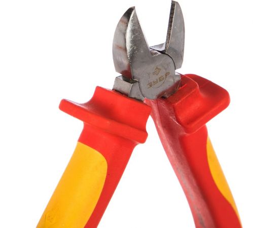 Диэлектрические высоковольтные бокорезы до 1000В, 160мм Зубр ЭКСПЕРТ ЭЛЕКТРОМОНТАЖНИК 22145-5-16 – изображение 2