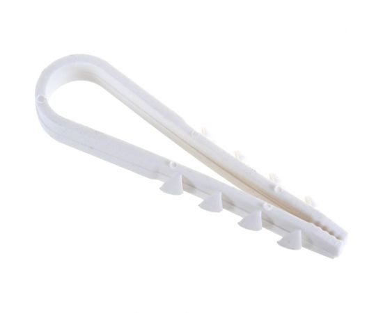 Дюбель-хомут для круглого кабеля Зубр ДХ-К, 5 - 10 мм, 100 шт, нейлоновый 30911-10 – изображение 2