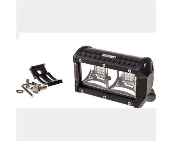 Прямоугольная светодиодная фара SKYWAY OFF ROAD 12V/24V 54W 6000К 18 диодов ближний свет S07201066 – изображение 2