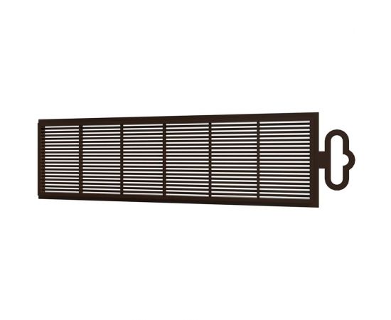 Решетка вентиляционная 2307ДП (227x67 мм; коричневая) ERA 90-01923 – изображение 3