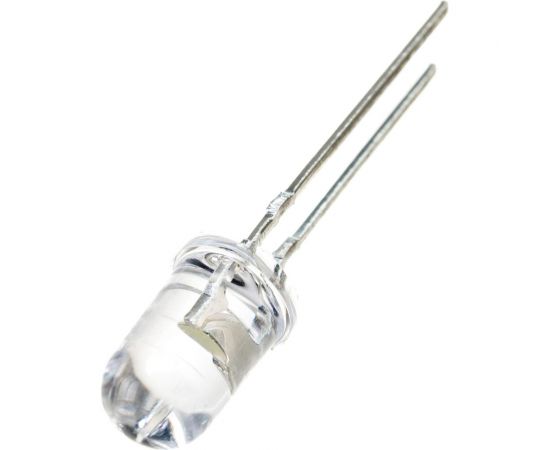 Выводной светодиод Nord-Yada F5 1 LED белый 3,5V 0.06W 5lm TM в уп 10 шт 901958 – изображение 3