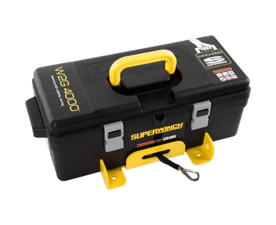 Переносная лебедка с синтетическим тросом в коробке Superwinch Winch2Go 4000 SR W1500 – изображение 3