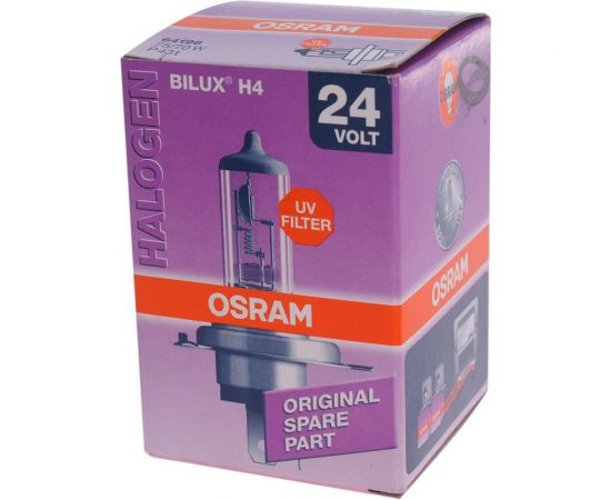 Автолампа OSRAM H4 75, 70 P43t-38 24V, 10,100 HIT 64196 – изображение 3