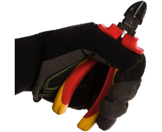 Диэлектрические высоковольтные бокорезы до 1000В, 160мм Зубр ЭКСПЕРТ ЭЛЕКТРОМОНТАЖНИК 22145-5-16 – изображение 3