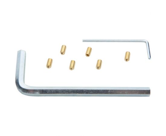Барная пружинная петля двойного действия ALDEGHI LUIGI SPA 155х27х40 мм, цвет: латунь, к-т: 2 шт + монтажный набор 87AO155-40 – изображение 3