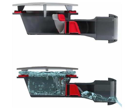 Сифон для душевого поддона Wirquin SLIM сверхплоский сухой затвор слив D90 мм 30723365 – изображение 4