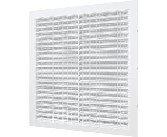 Решетка вентиляционная вытяжная АБС 234х234 мм белая ERA 2323С – изображение 4