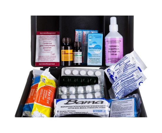 Аптечка первой помощи ООО АППОМЕД универсальная, пластиковый чемоданчик 2906 – изображение 4