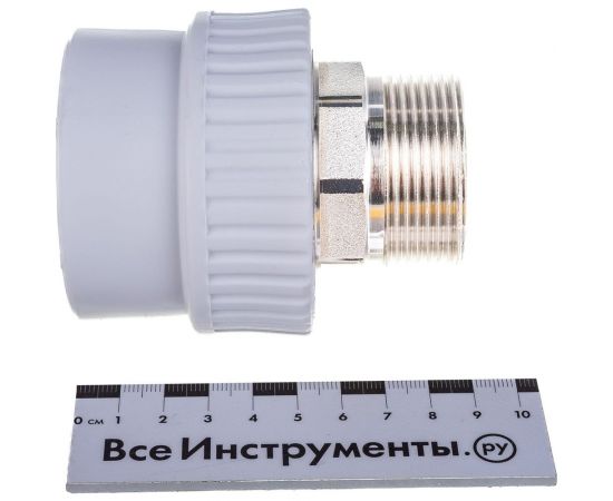 Муфта RTP PN25 комбинированная, наружная резьба, D50х1 1/2 мм под ключ 10669 – изображение 4