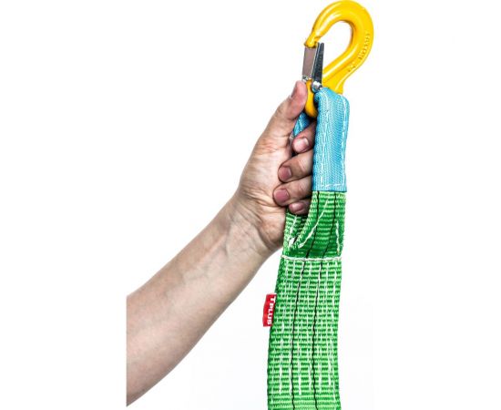 Усиленный буксировочный трос Tplus 12т 5м Крюк/Крюк T000913 – изображение 5