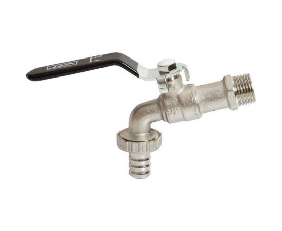 Кран водоразборный шаровой VRT 1/2 рукоятка, с носиком 522217 – изображение 6