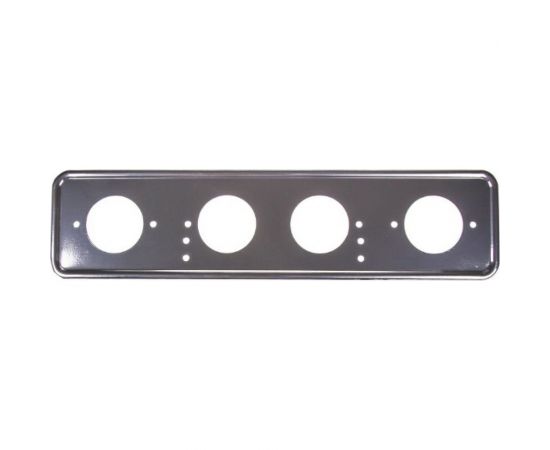 Рамка для номера SKYWAY металл, под болт, никелированная, без надписи S04101006 