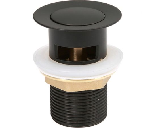 Выпуск для умывальника IDDIS Slide черный SLIB000i88 