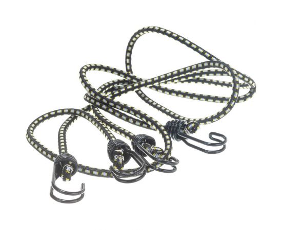 Крепежный шнур STAYER резиновый 120 см c двойным стальным крюком 2 шт 40506-120 