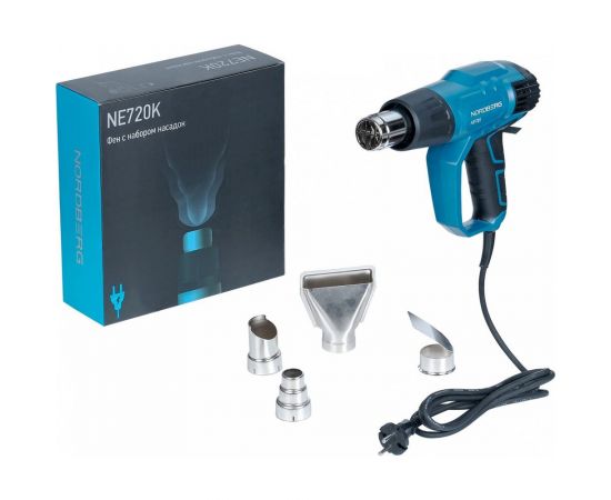 Фен NORDBERG с комплектом насадок NE720K 