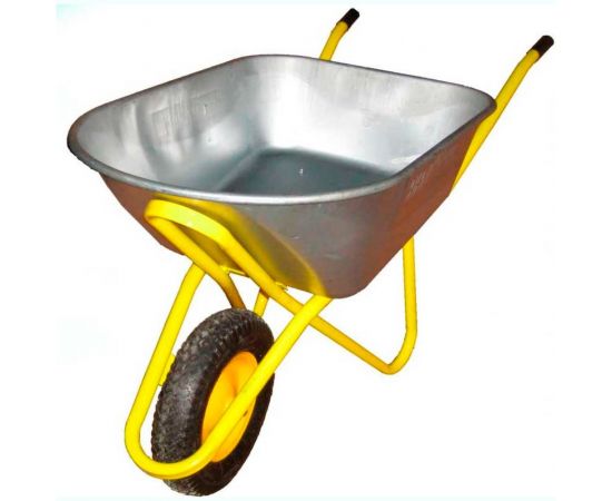 Одноколесная строительная тачка REDVERG RD-WB200RPU литое колесо 6663747 