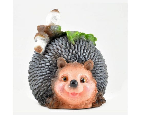 Садовая фигура СКАЗКА Ежик с 2-мя грибами JNW44 