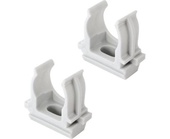 Крепеж-клипса для трубы TDM 20 мм, цвет белый, 10 шт. SQ0405-2002 