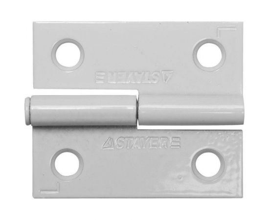 Дверная разъемная петля STAYER Master цвет белый левая 50 мм 37613-50-2L 