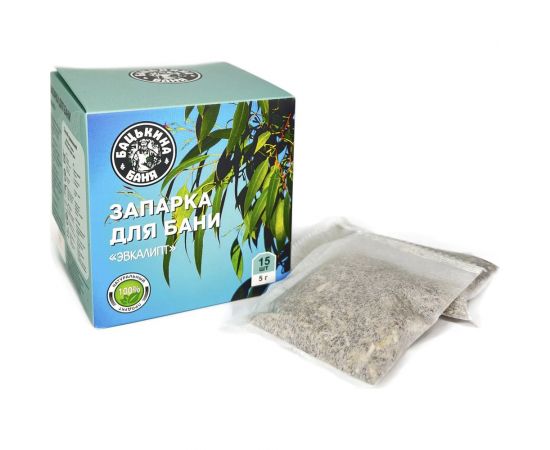 Универсальный фильтр-пакет для заваривания Бацькина баня Эвкалипт 15 шт. по 5 г 21035 